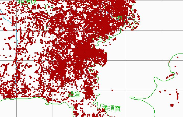 図5 50,000本ボーリングデータ